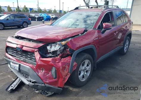 2021 Toyota Rav4 Hybrid Le из США, поврежденный, VIN 4T3MWRFVXMU029224